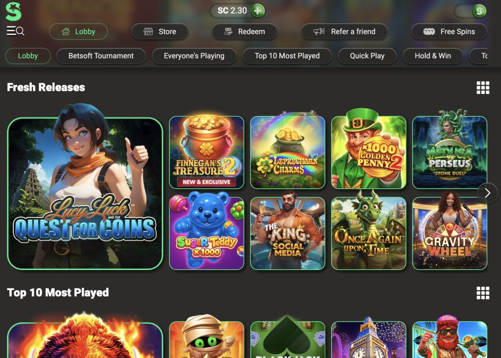 LoneStar Casino Fresh Releases