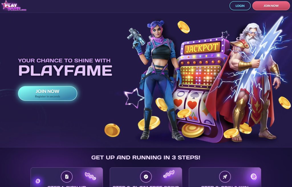 PlayFame Casino SC Casino Site